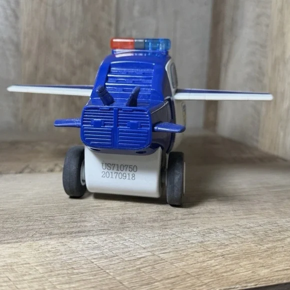 Super Wings Paul Police airplane Figure - Picture 5 of 5
